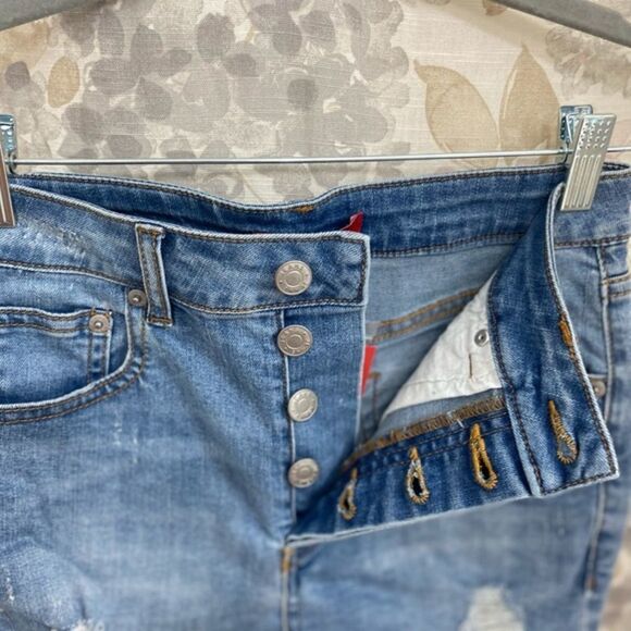 NWT Buttonfly Denim Shorts - Picture 4 of 5